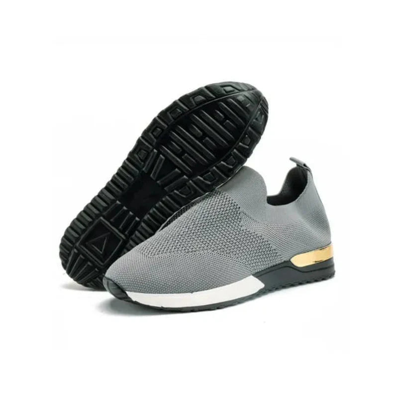 Baskets Legeres & Respirantes a Enfiler gris