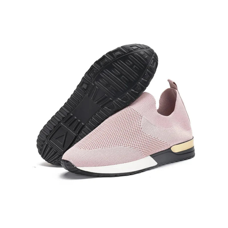 Baskets Legeres & Respirantes a Enfiler rose