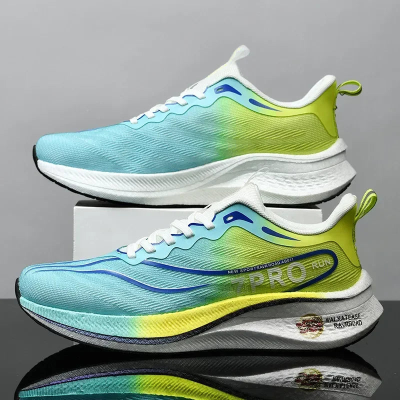 Baskets de Course Legeres & Amortissantes vert1