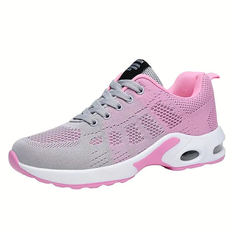 Baskets/sneakers de sport et RUNNING Légères et Modernes pour Femme-rose et gris3