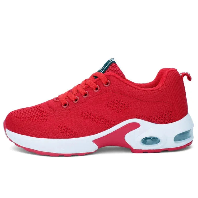 Baskets/sneakers de sport et RUNNING Légères et Modernes pour Femme-rouge1
