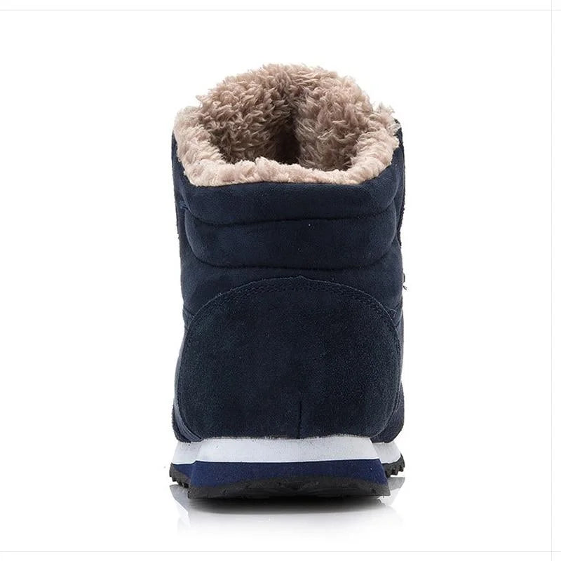 Bottes d'Hiver avec Fourrure Chaude & Semelle Antidérapante