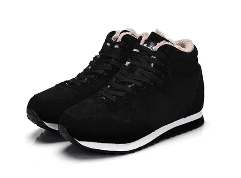 Bottes d'Hiver avec Fourrure Chaude & Semelle Antidérapante