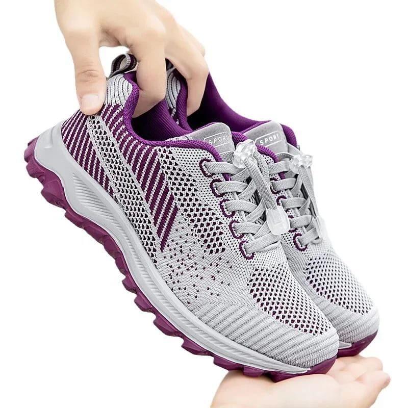 Chaussures De Marche Antidérapantes Décontractées, Respirantes, Douces Et Confortables