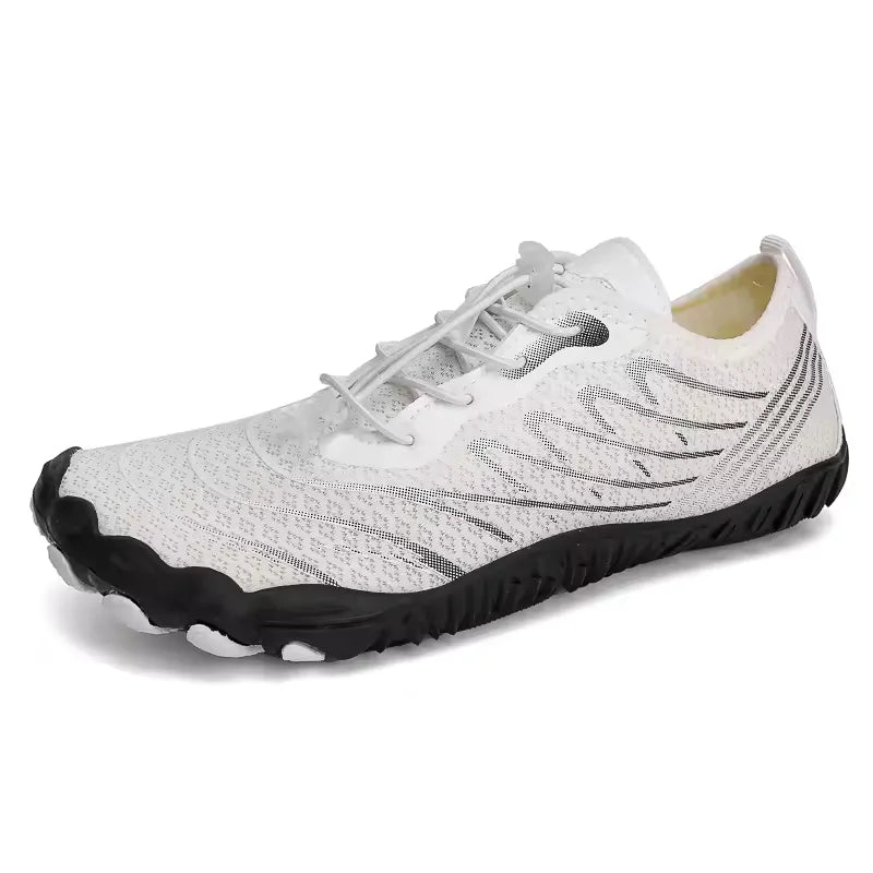 Chaussures Pieds Nus Aquatiques Flexibles blanc