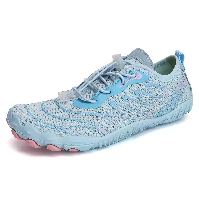 Chaussures Pieds Nus Aquatiques Flexibles bleu