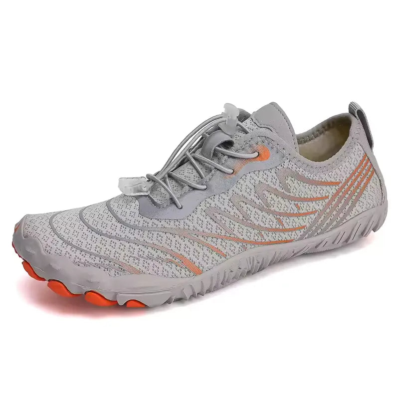 Chaussures Pieds Nus Aquatiques Flexibles gris