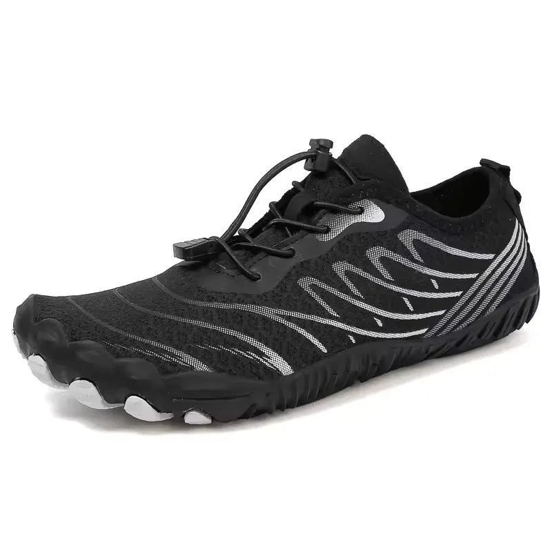 Chaussures Pieds Nus Aquatiques Flexibles noir