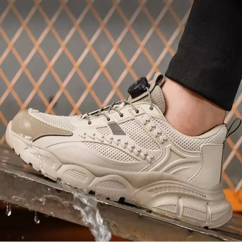 Baskets de Sécurité Légères à Bouton Rotatif