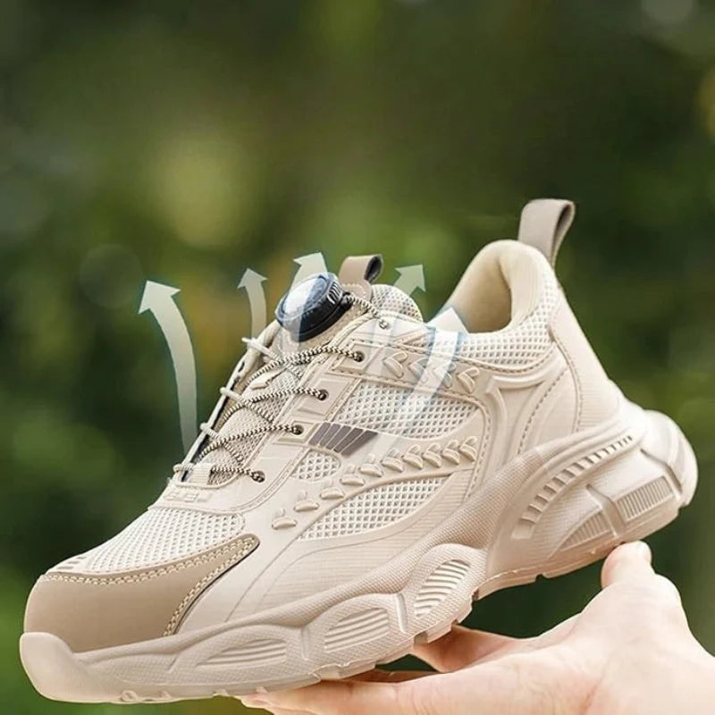 Baskets de Sécurité Légères à Bouton Rotatif