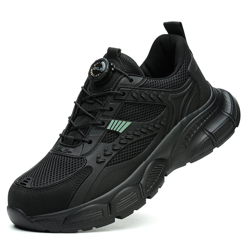 baskets-de-securite-legeres-a-bouton-rotatif-et-embout-renforce-unisexe noir