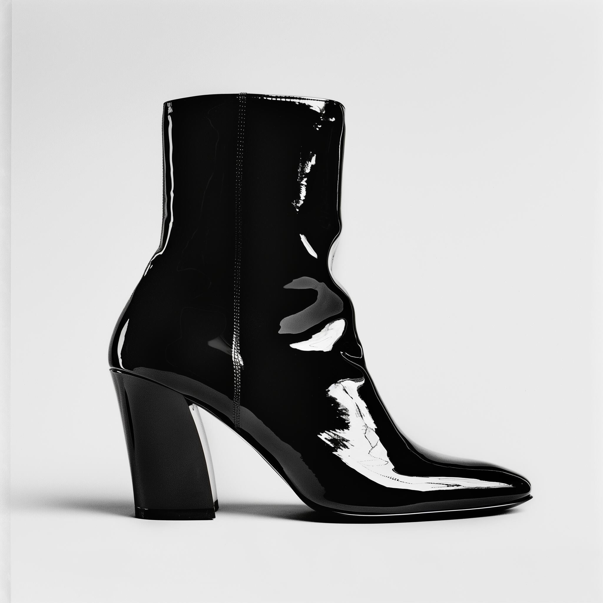 Bottines à talons hauts - black